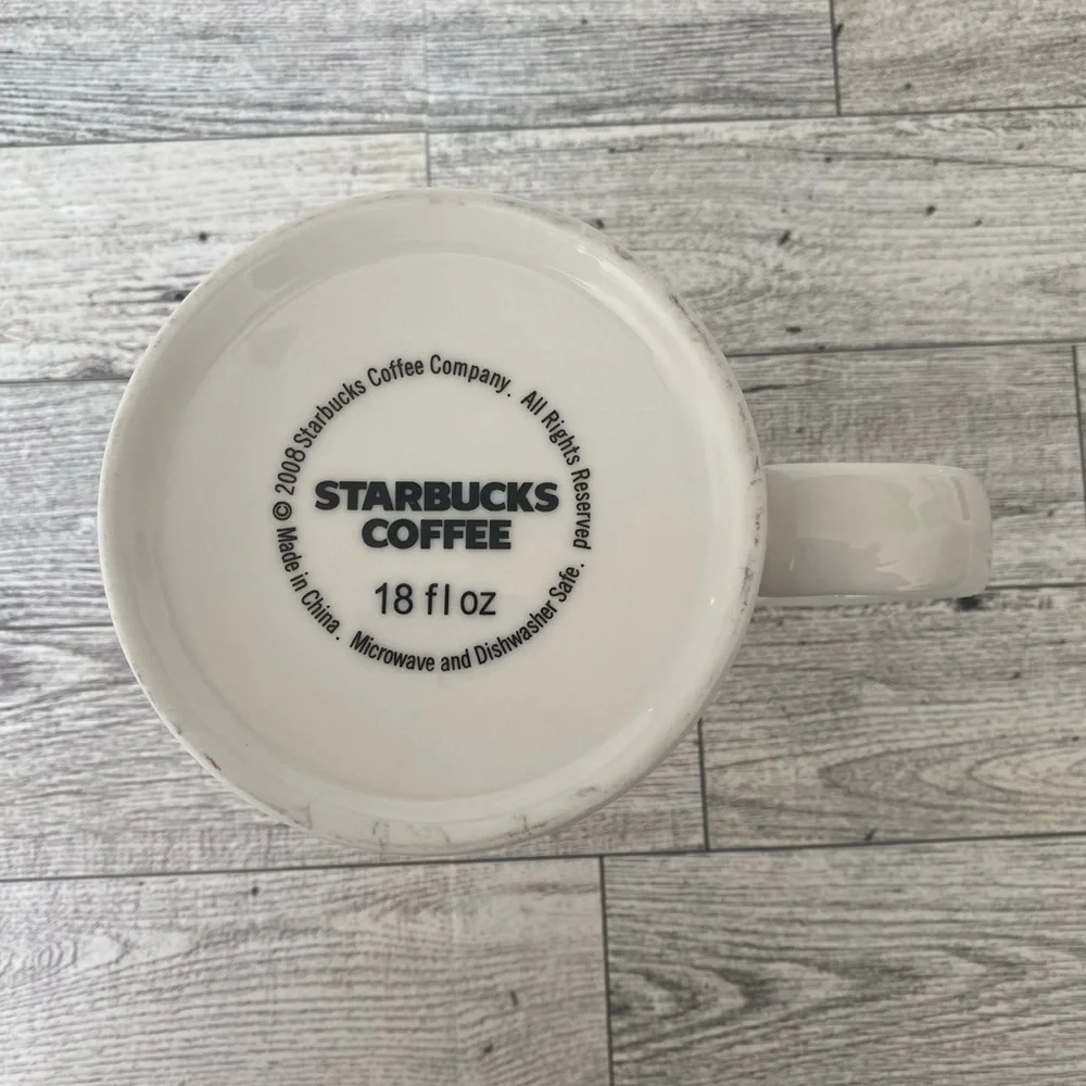 Starbucks 2008 Las‎ Vegas Coffee Mug Architecture Series 18 Oz